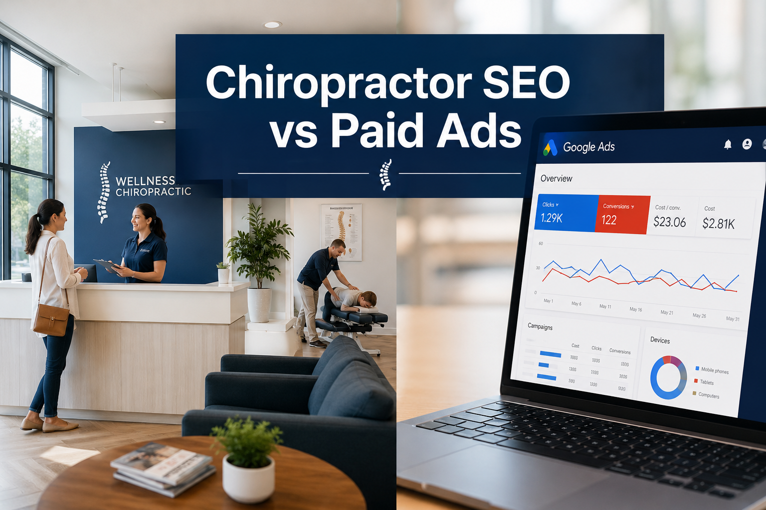 Chiropractor SEO vs Paid Ads: Which Delivers Better ROI for Your Practice?